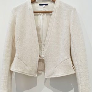 Wyatt textured cropped career evening Jacket - XS - Made In USA